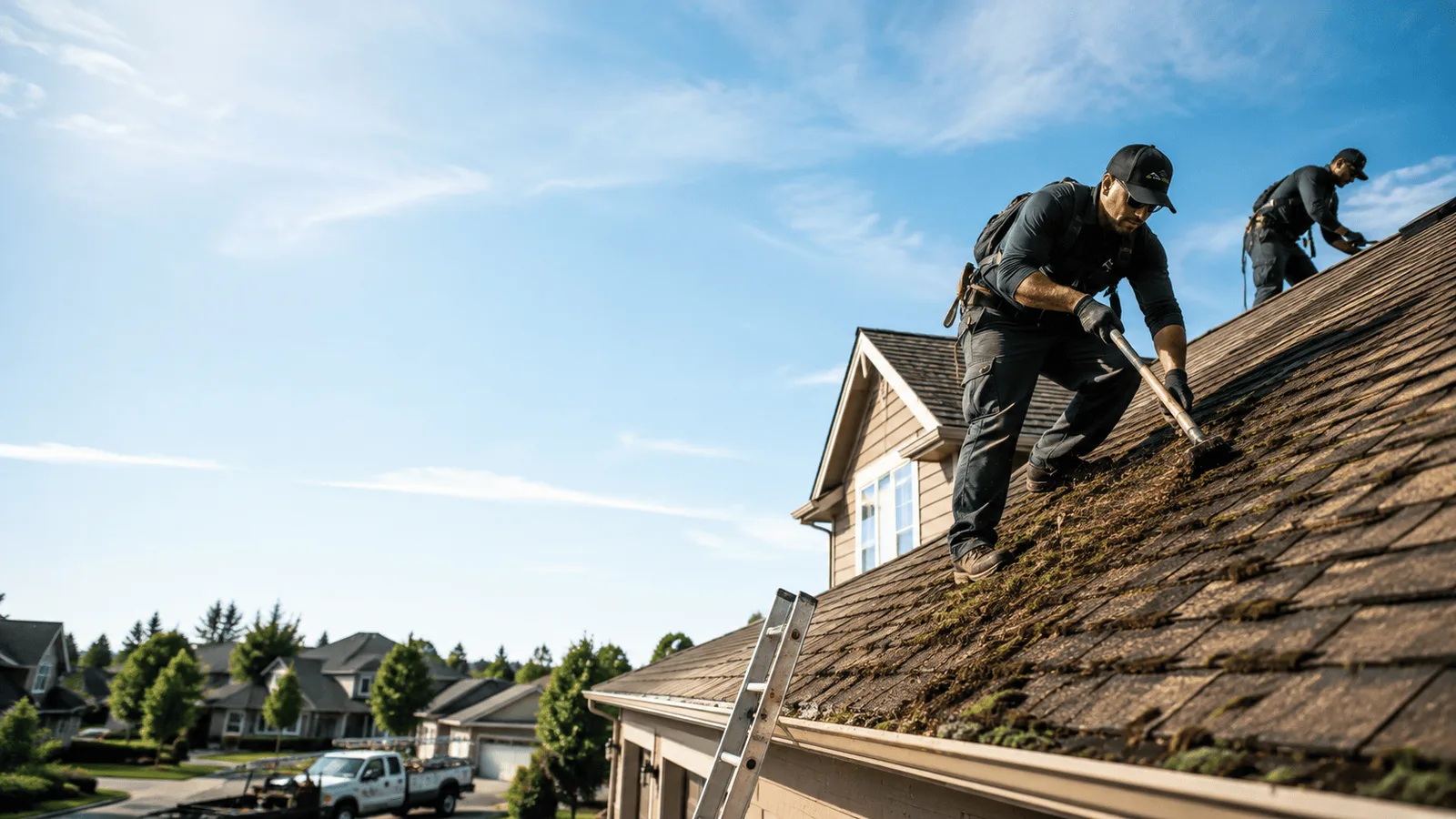 Roof Moss Removal in The Colony, TX near me